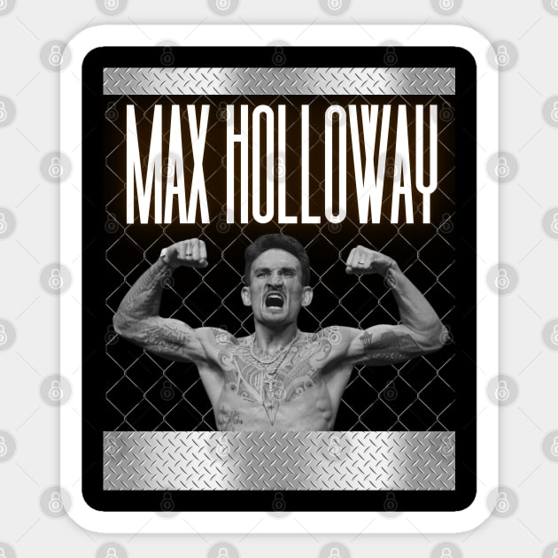 Max Holloway Sticker by Bouteeqify